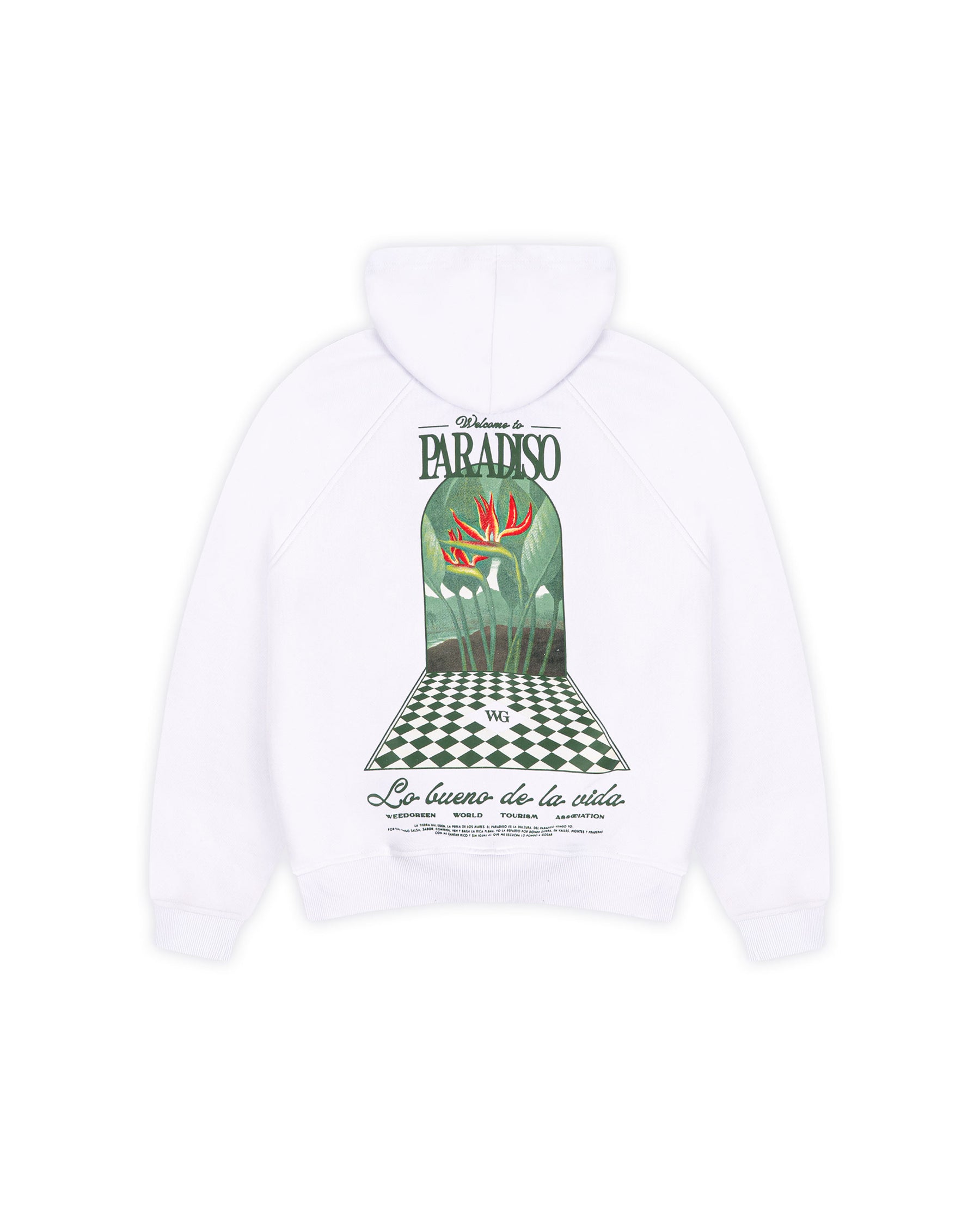 HOODIE PARADISO BLANCO
