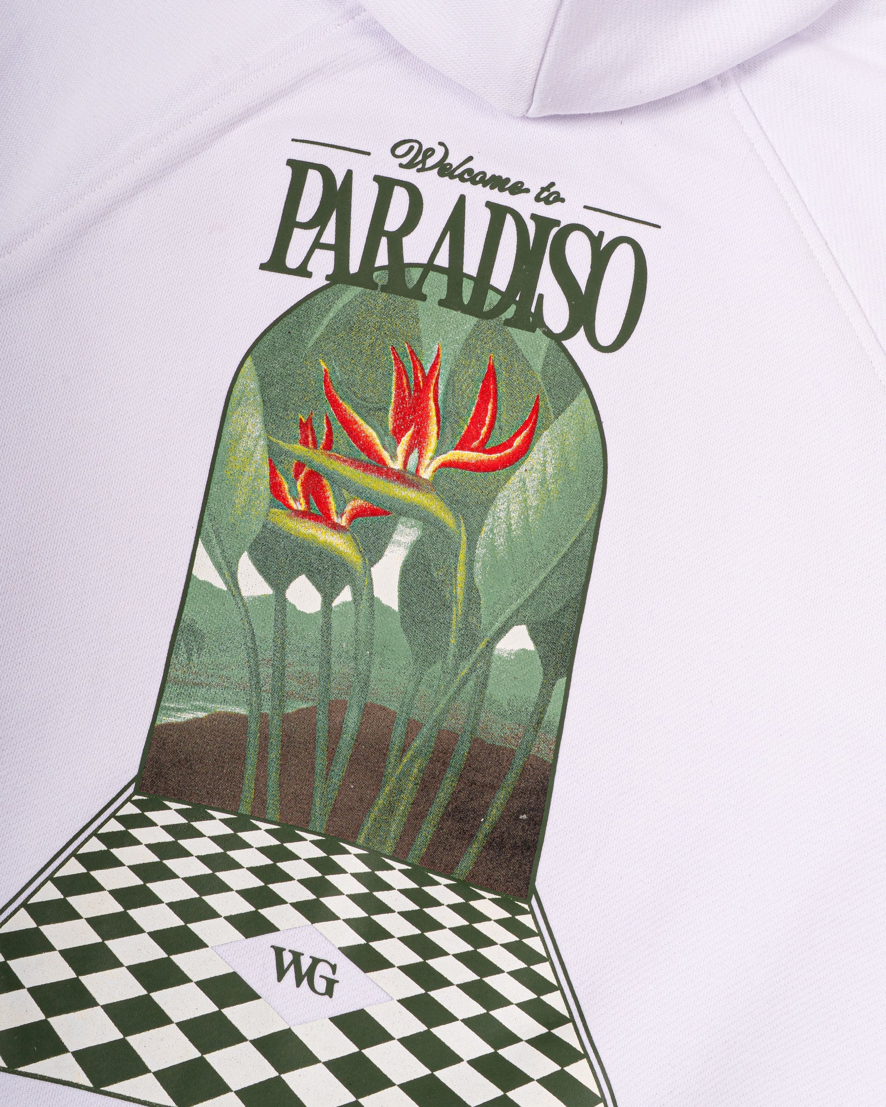 HOODIE PARADISO BLANCO