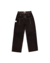 JEAN CARGO MUJER WEEDGREEN CAFÉ OSCURO