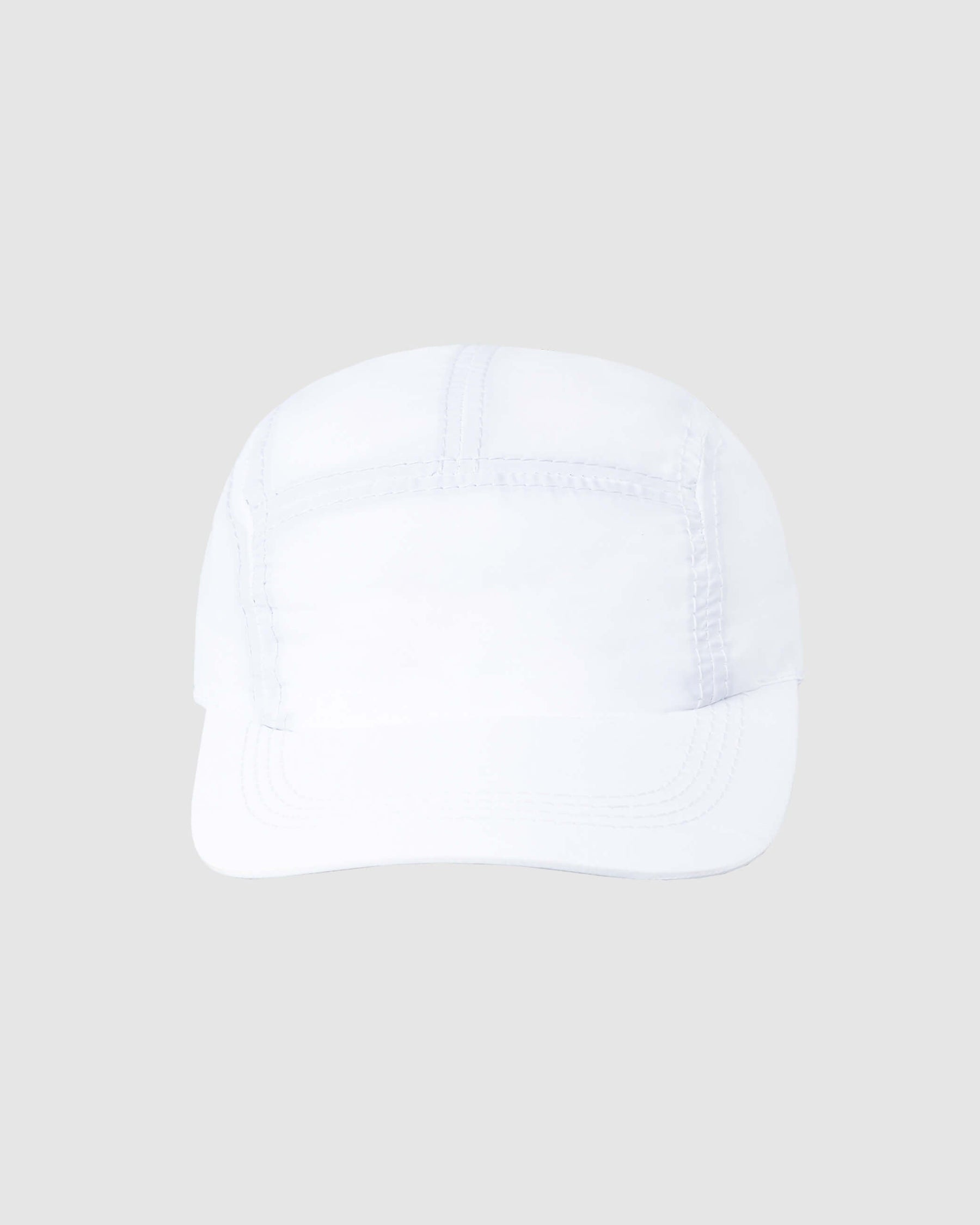 Gorra 5 paneles lateral blanco