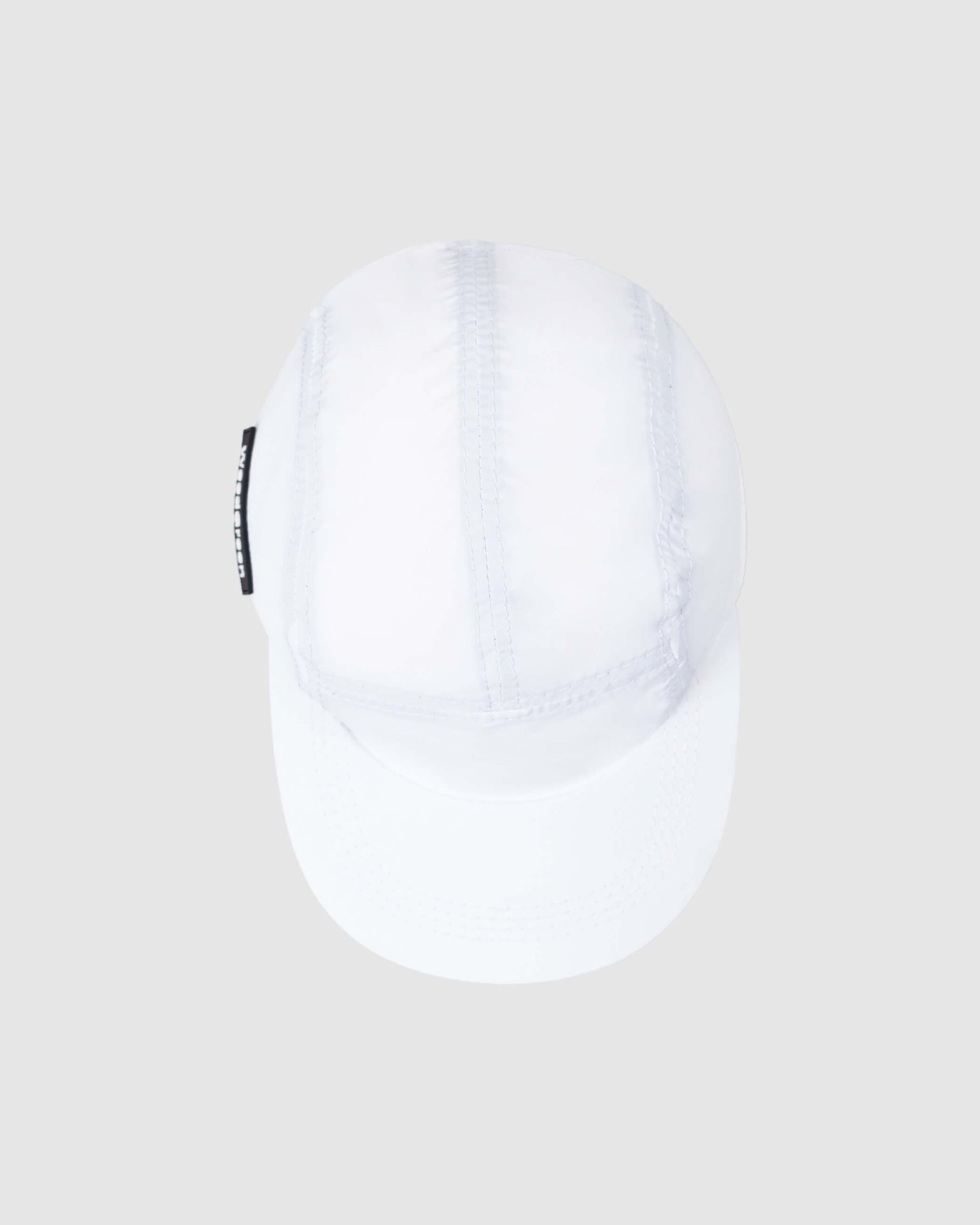 Gorra 5 paneles lateral blanco