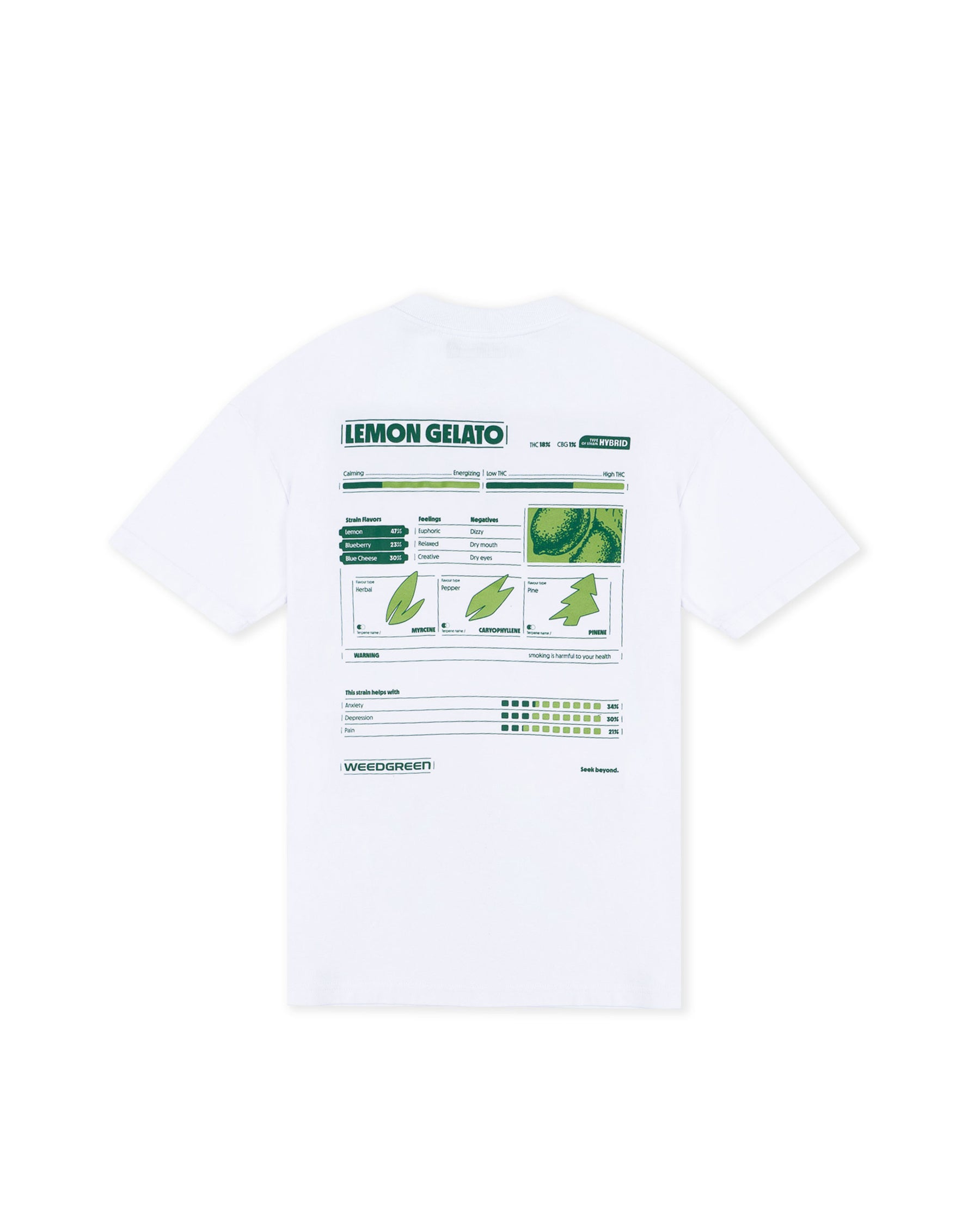 CAMISETA LEMON GELATO BLANCO