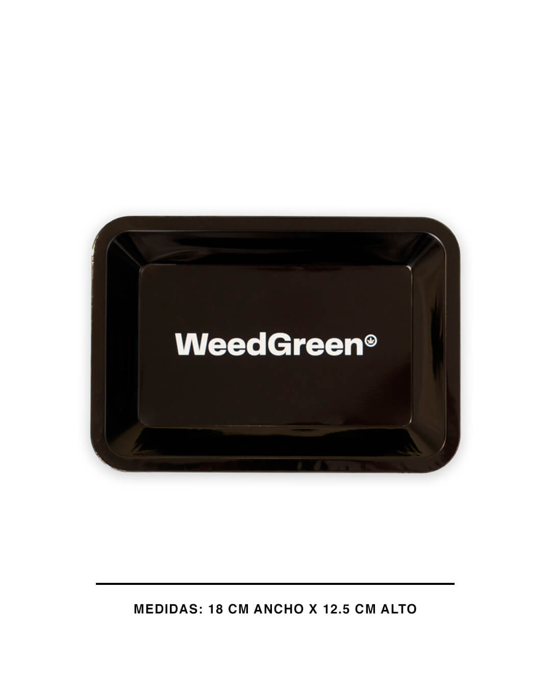 BANDEJA WEEDGREEN NEGRO PORTATIL