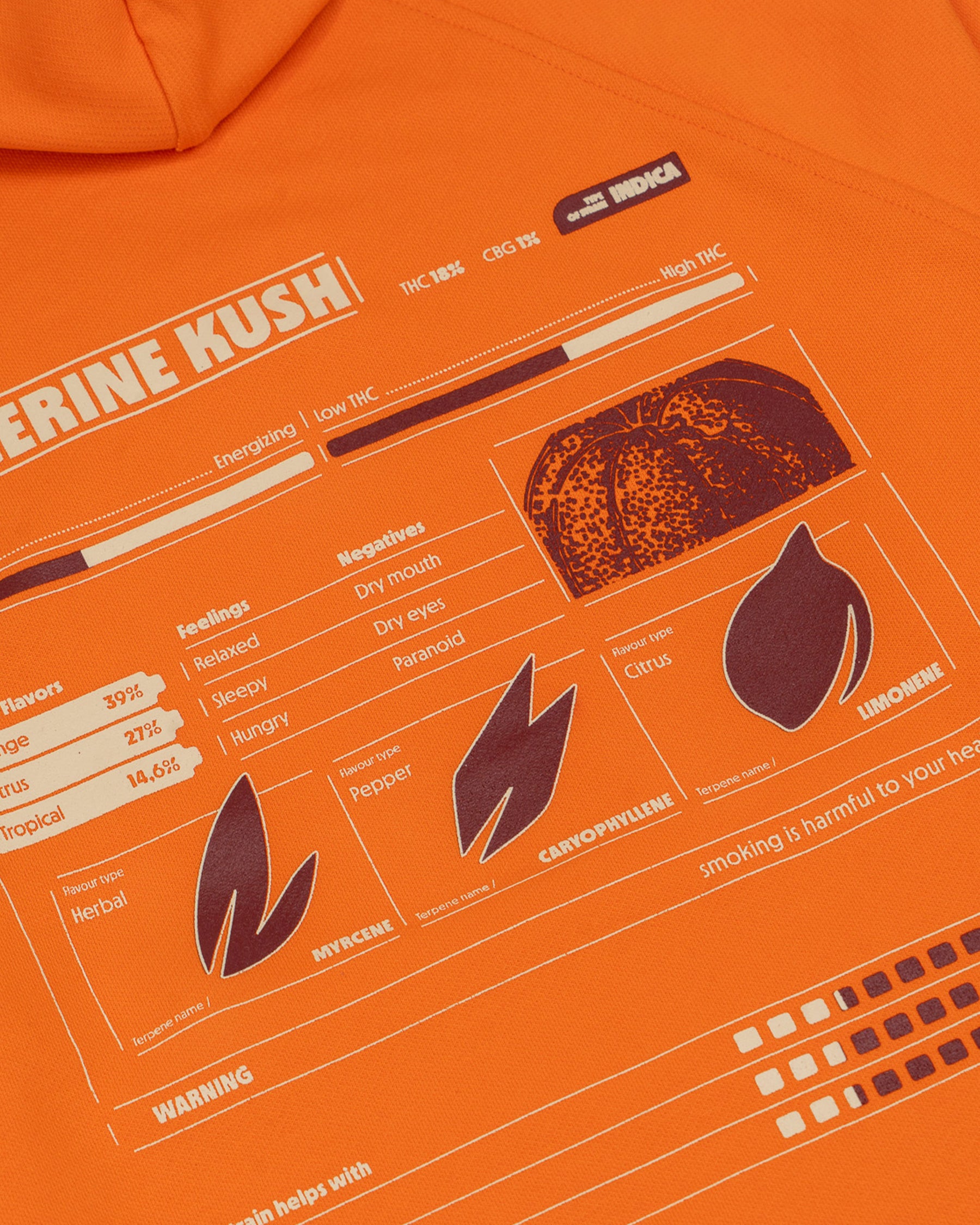 HOODIE TANGERINE NARANJA