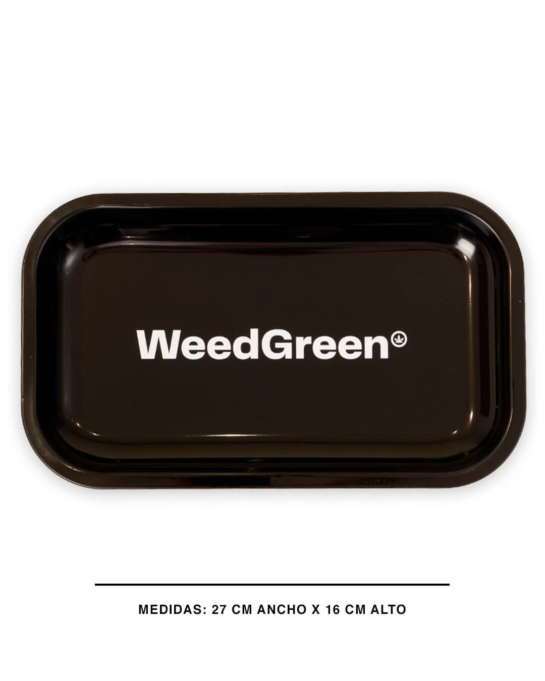 Bandeja weedgreen negro