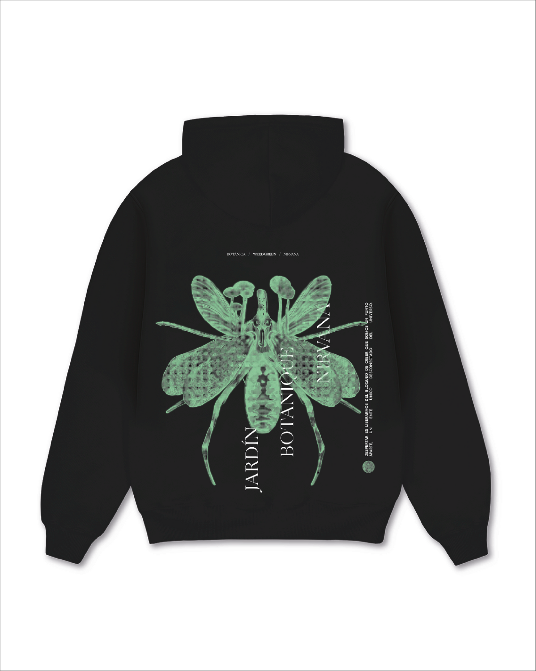 HOODIE BOTANIQUE NEGRO