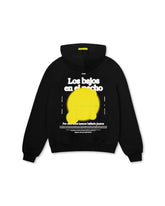 HOODIE LOS BAJOS EN EL PECHO NEGRO
