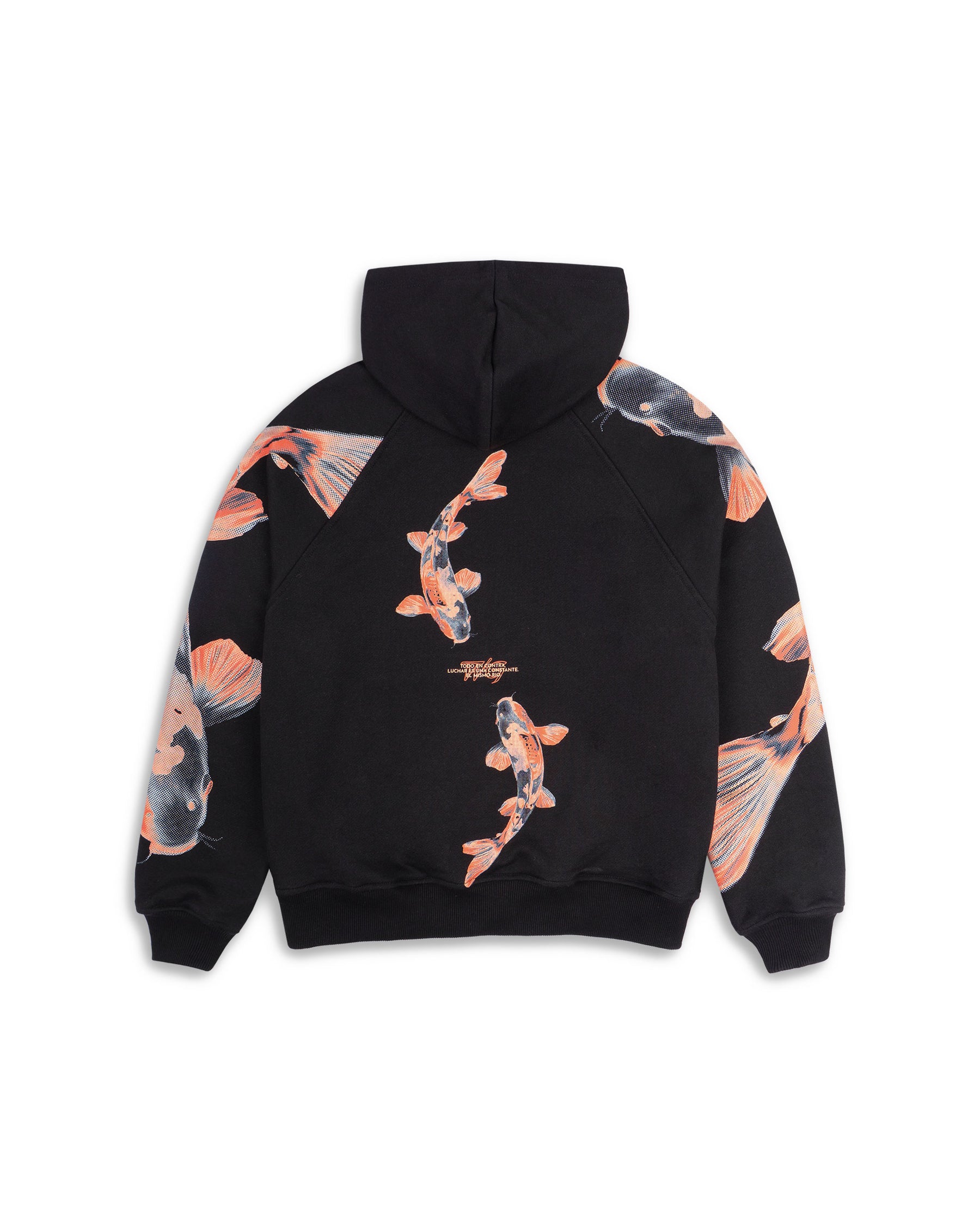 HOODIE KOI ART NEGRO