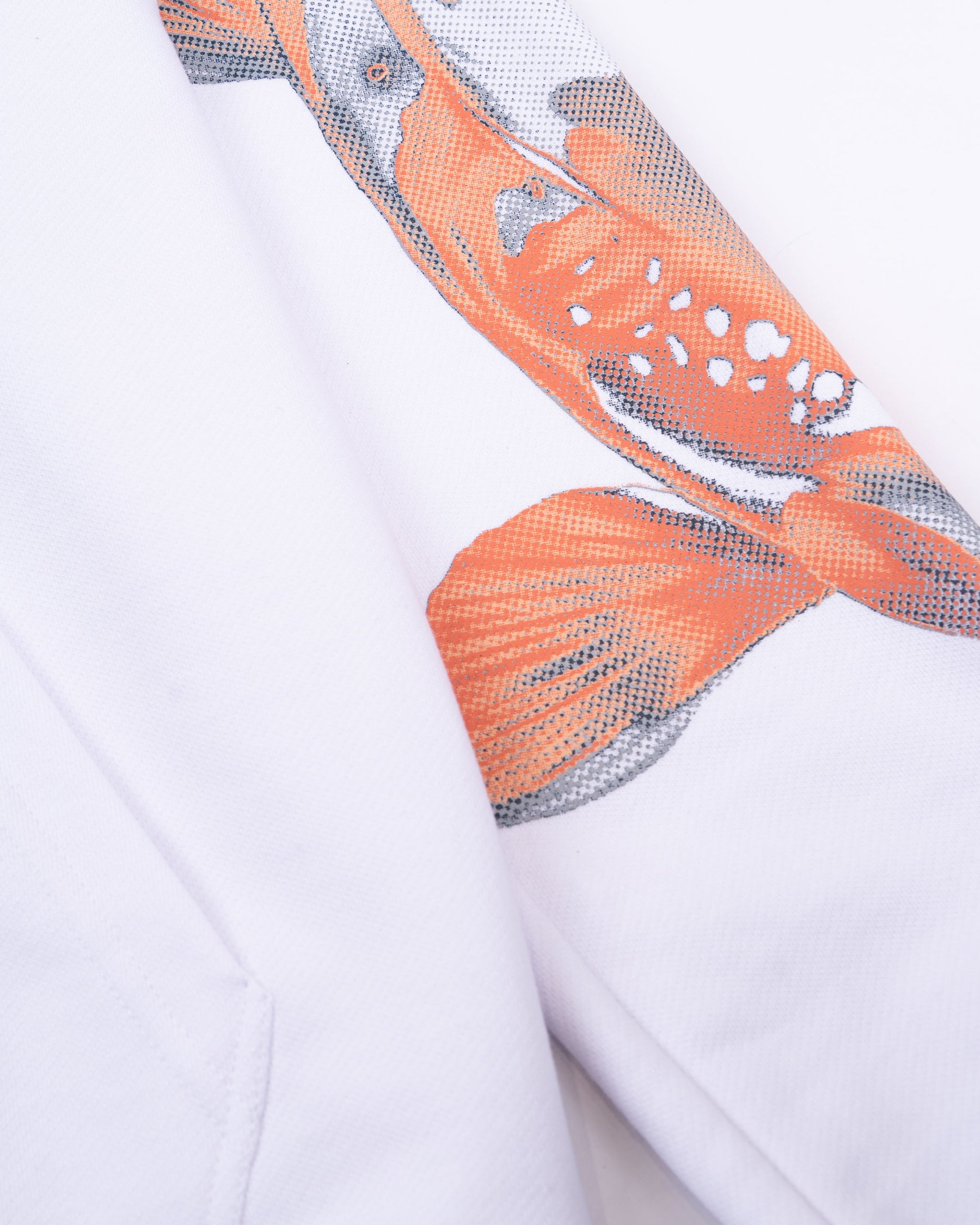 HOODIE KOI ART BLANCO