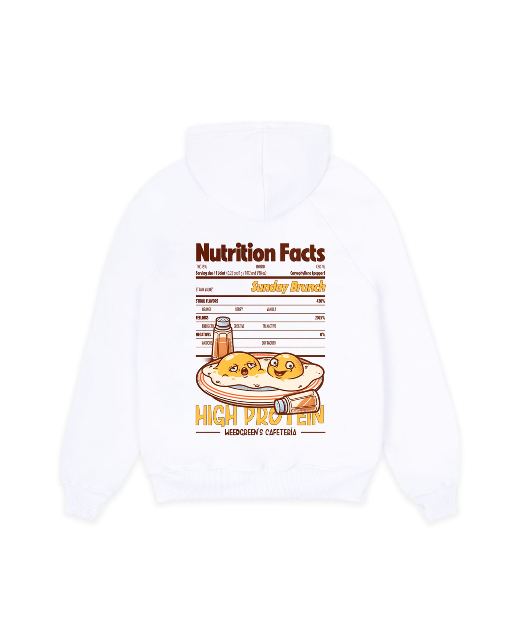 HOODIE EGGS BLANCO