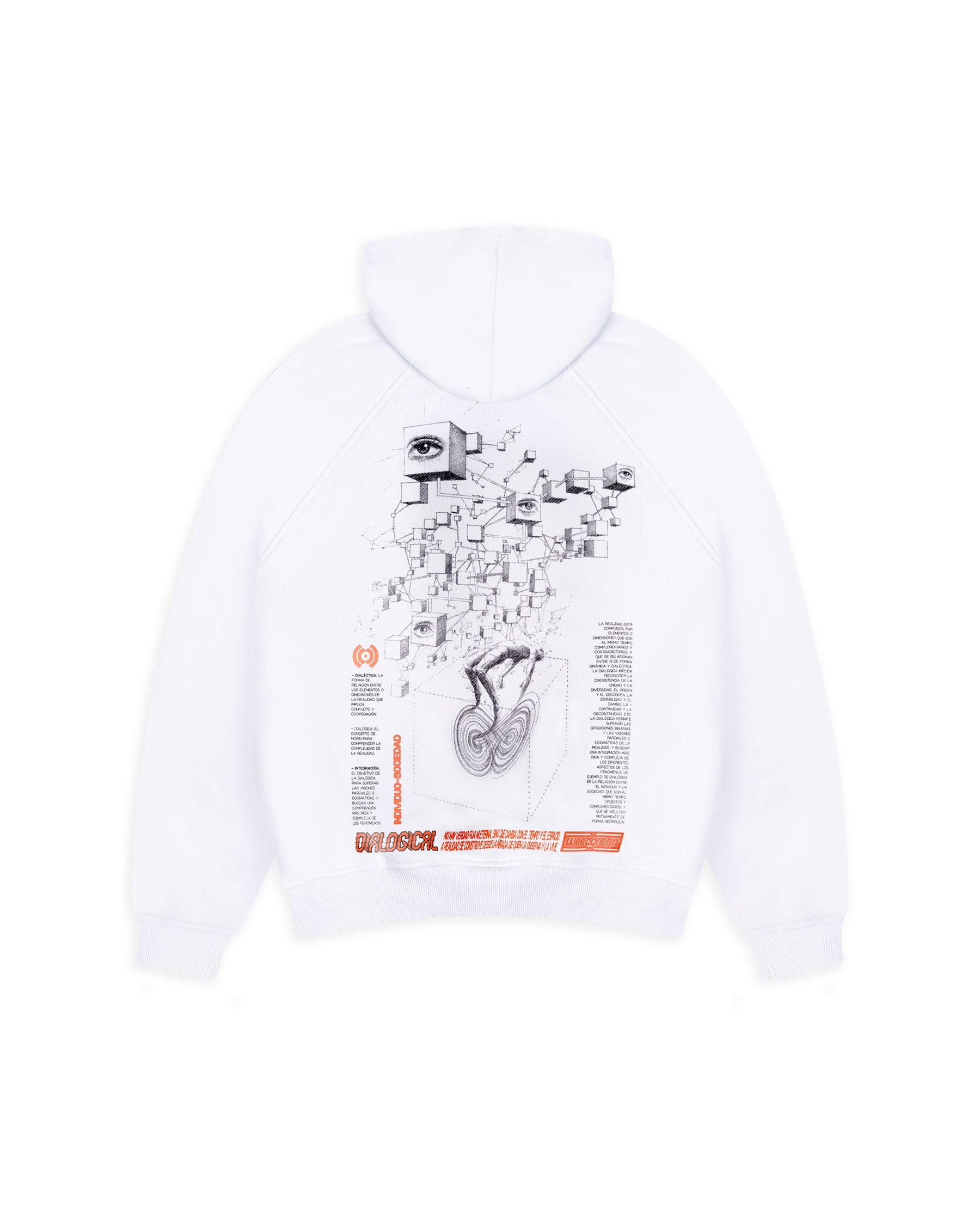 HOODIE DIALOGICAL BLANCO