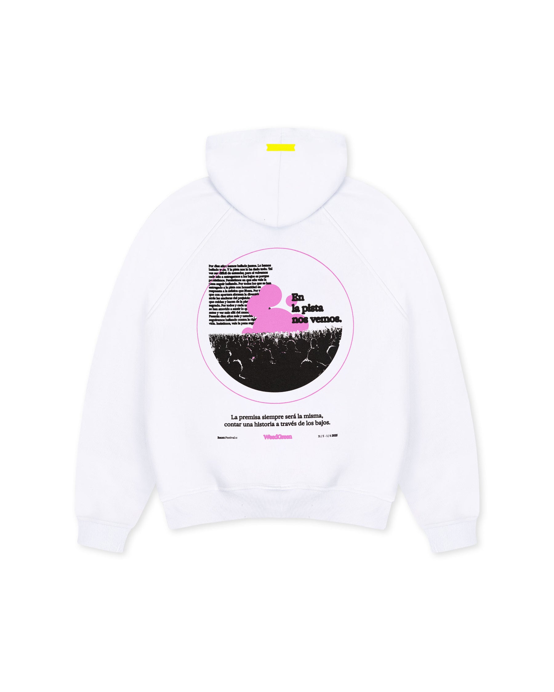 HOODIE MANIFIESTO BLANCO