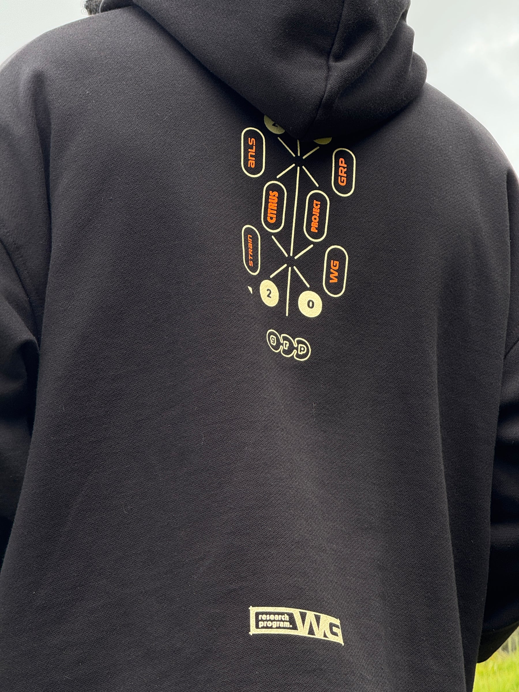HOODIE UTILYTY WEEDGREEN NEGRO