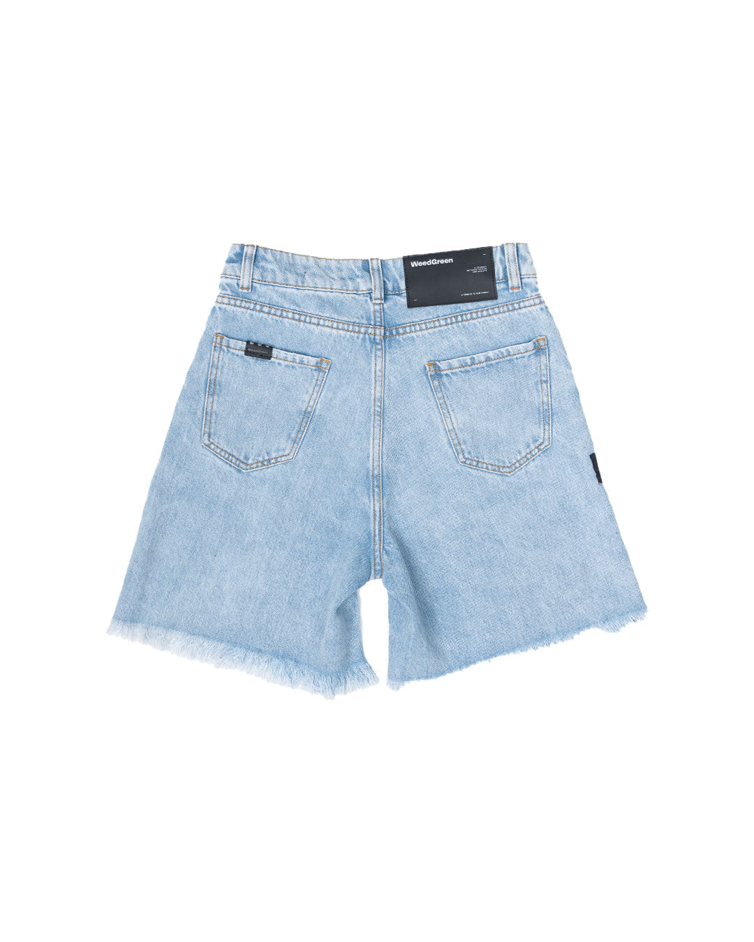 MOM SHORTS WEEDGREEN AZUL CLARO