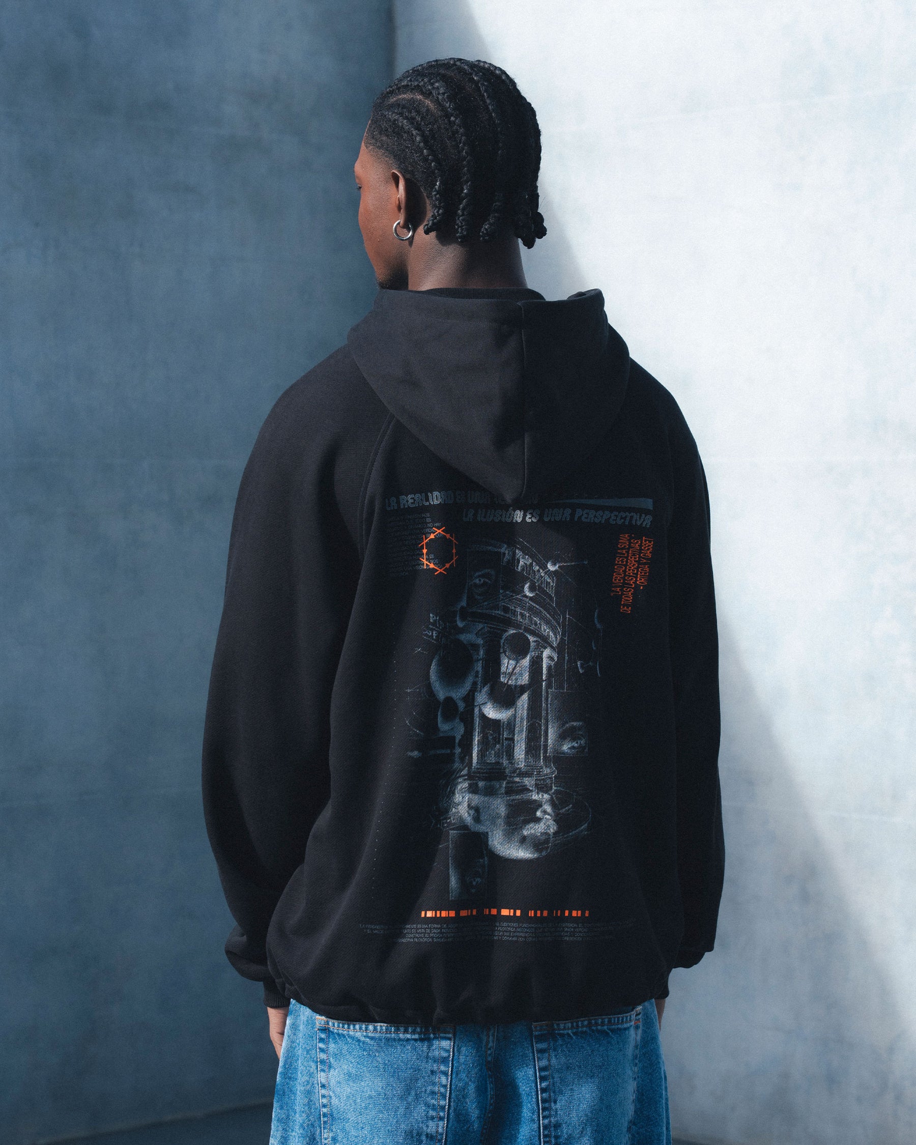 ZIP HOODIE REALIDAD NEGRO