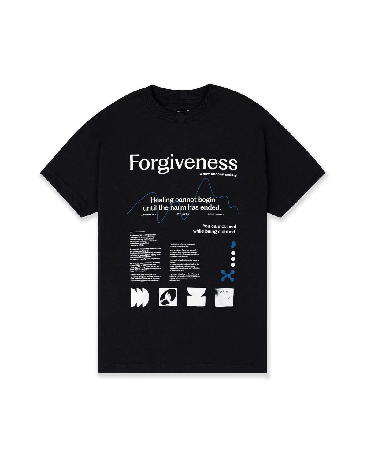CAMISETA FORGIVENESS 2.0 NEGRO