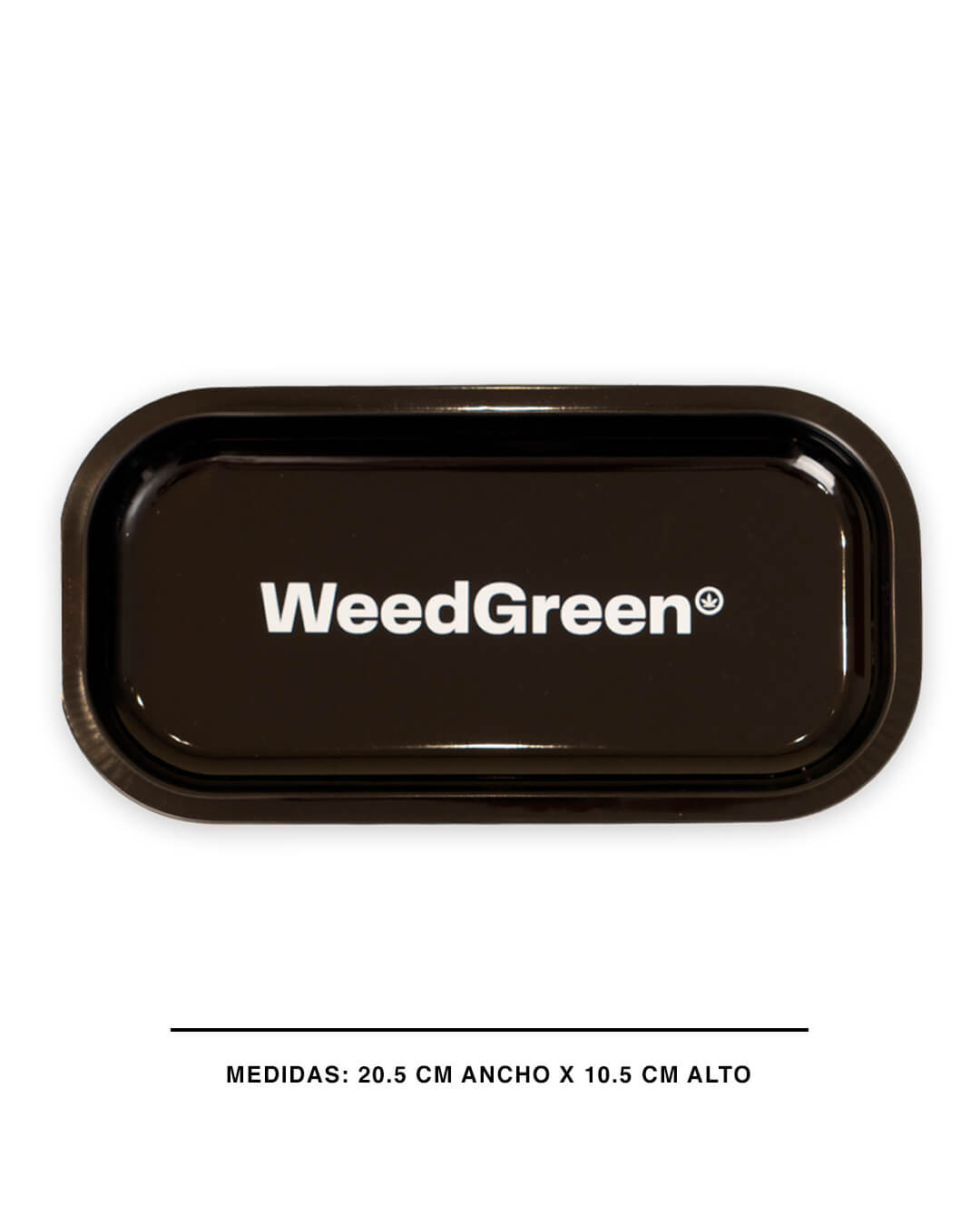 Bandeja weedgreen negro