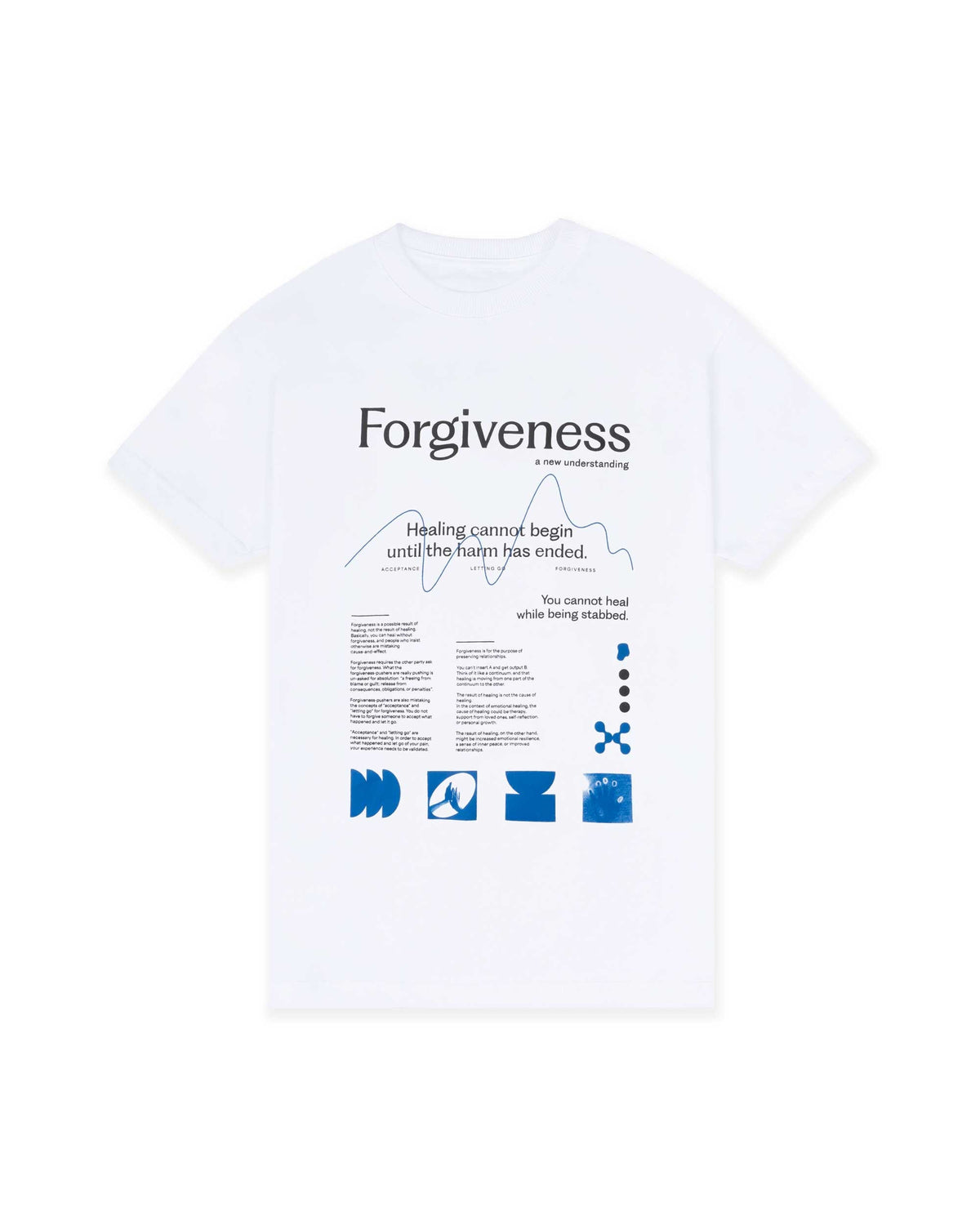 CAMISETA FORGIVENESS 2.0 BLANCO