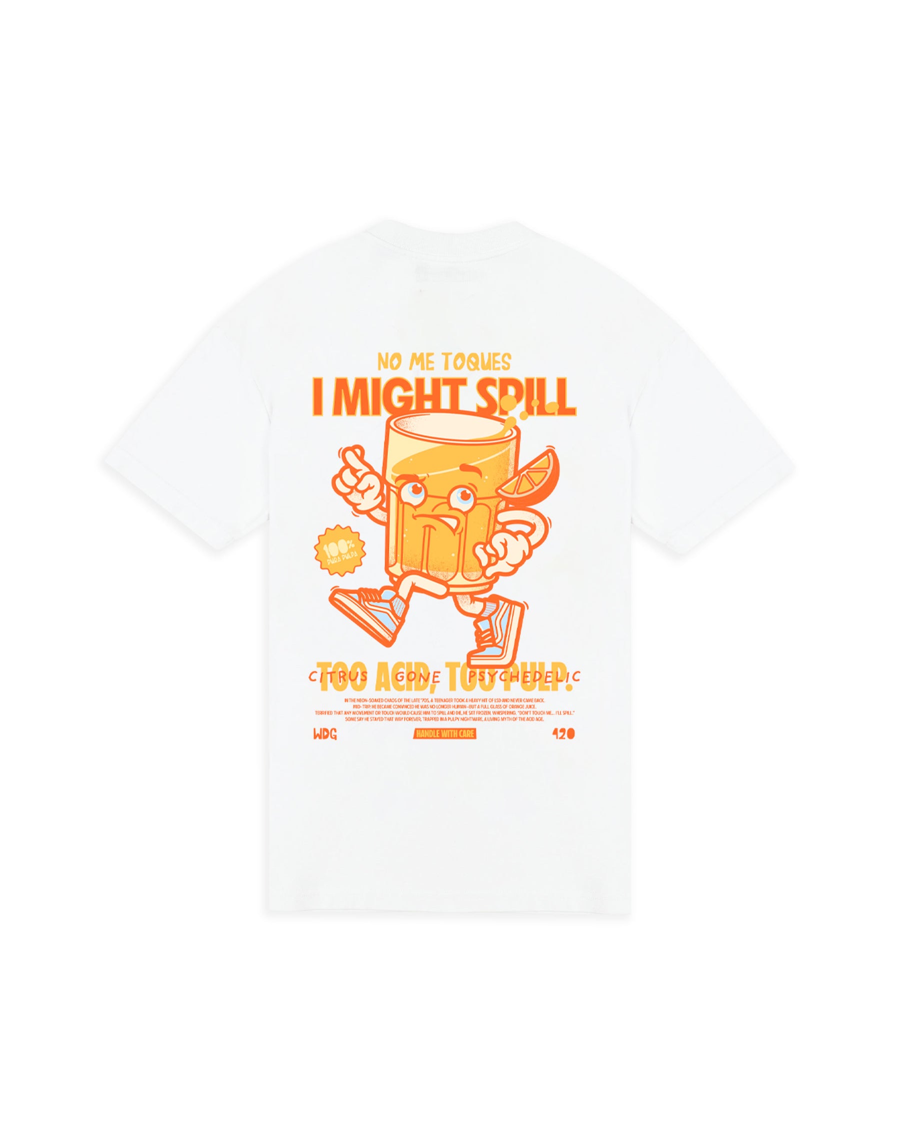 CAMISETA PULPA ACIDA BLANCO