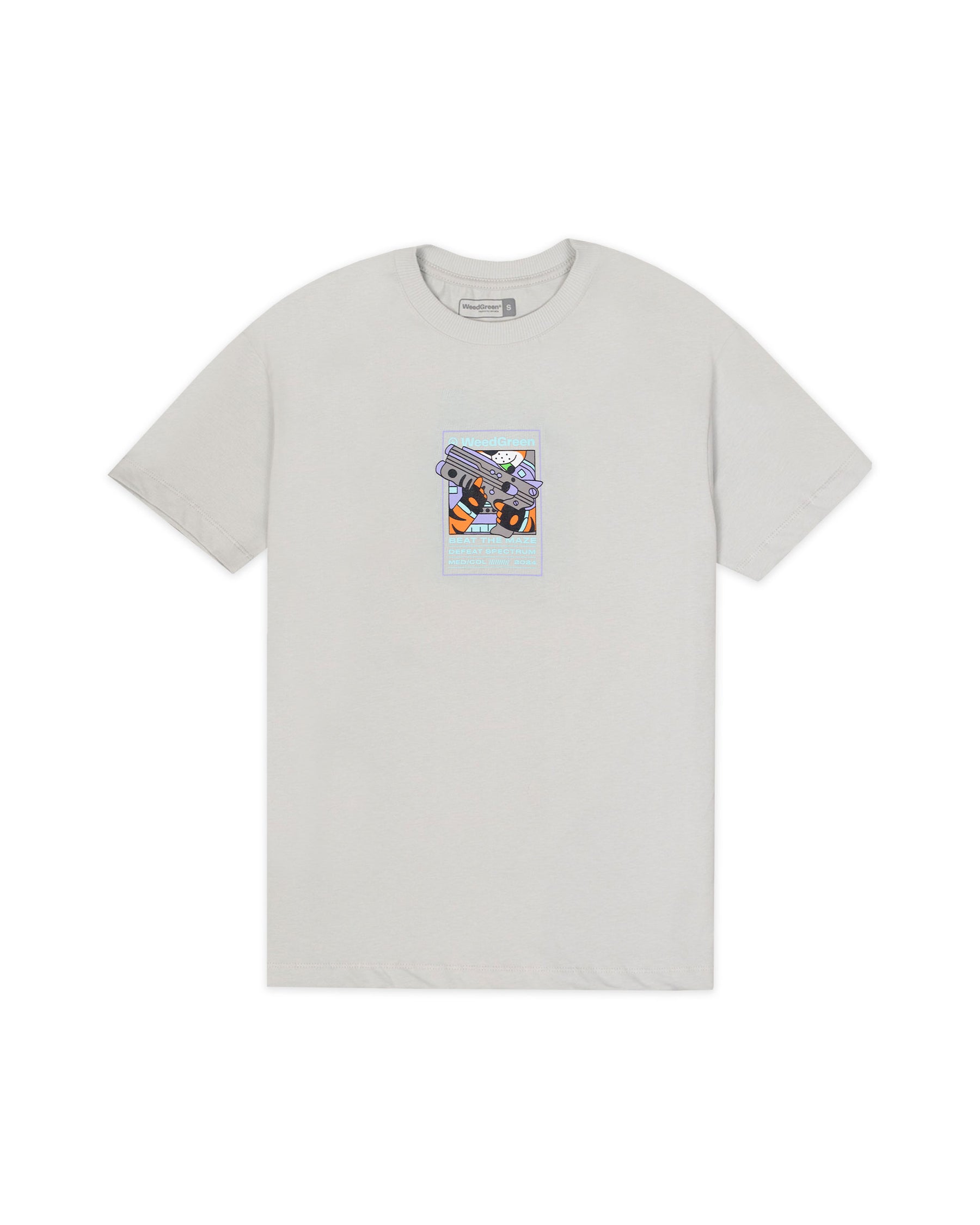 CAMISETA BLUE STELLAR CAT GUARDIAN GRIS