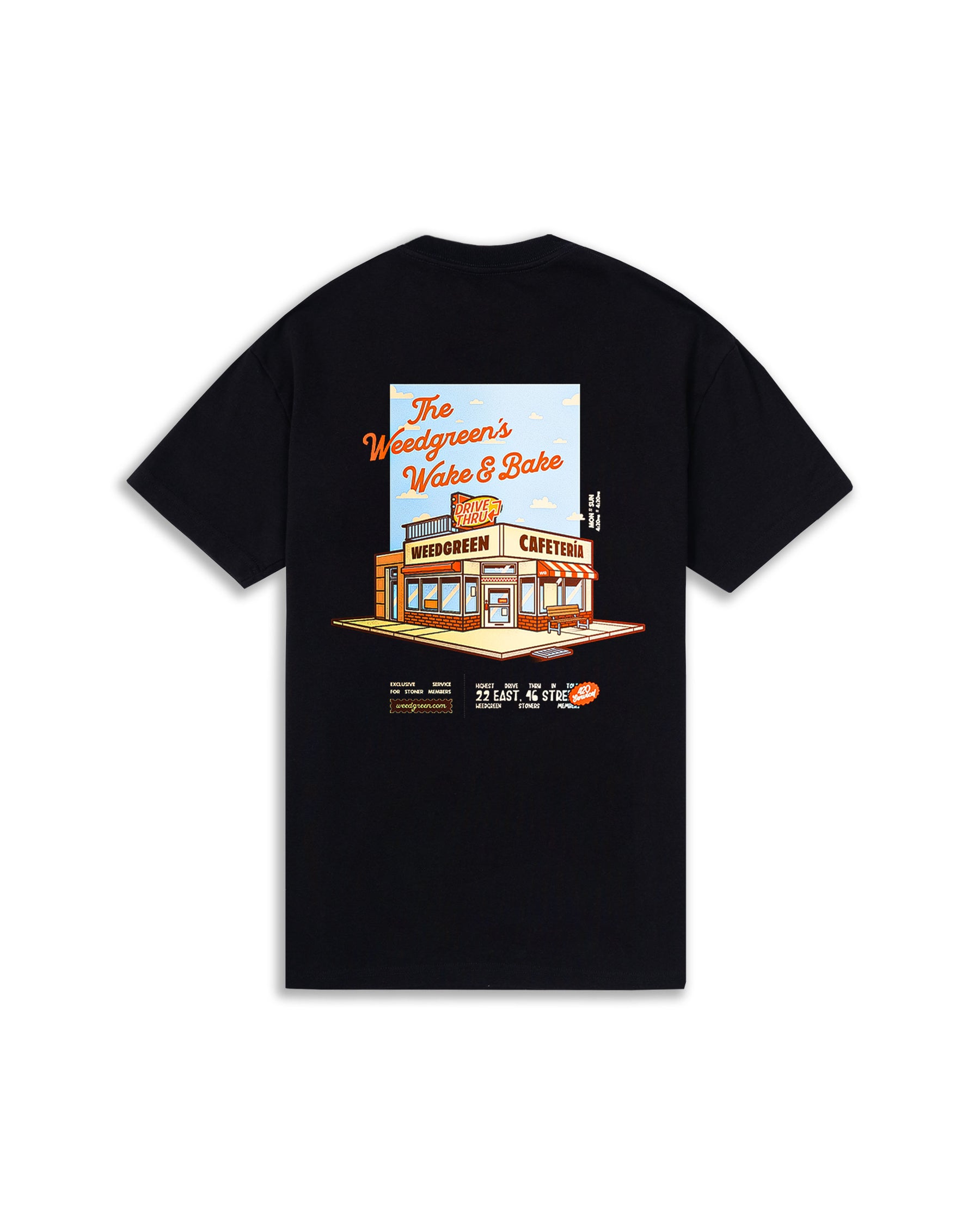 CAMISETA CAFETERIA NEGRO