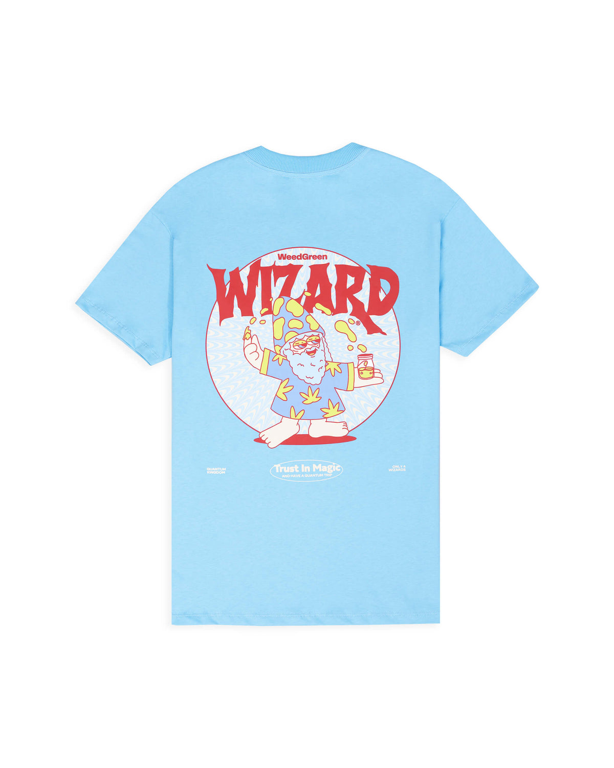 Camiseta trippy wizard azul