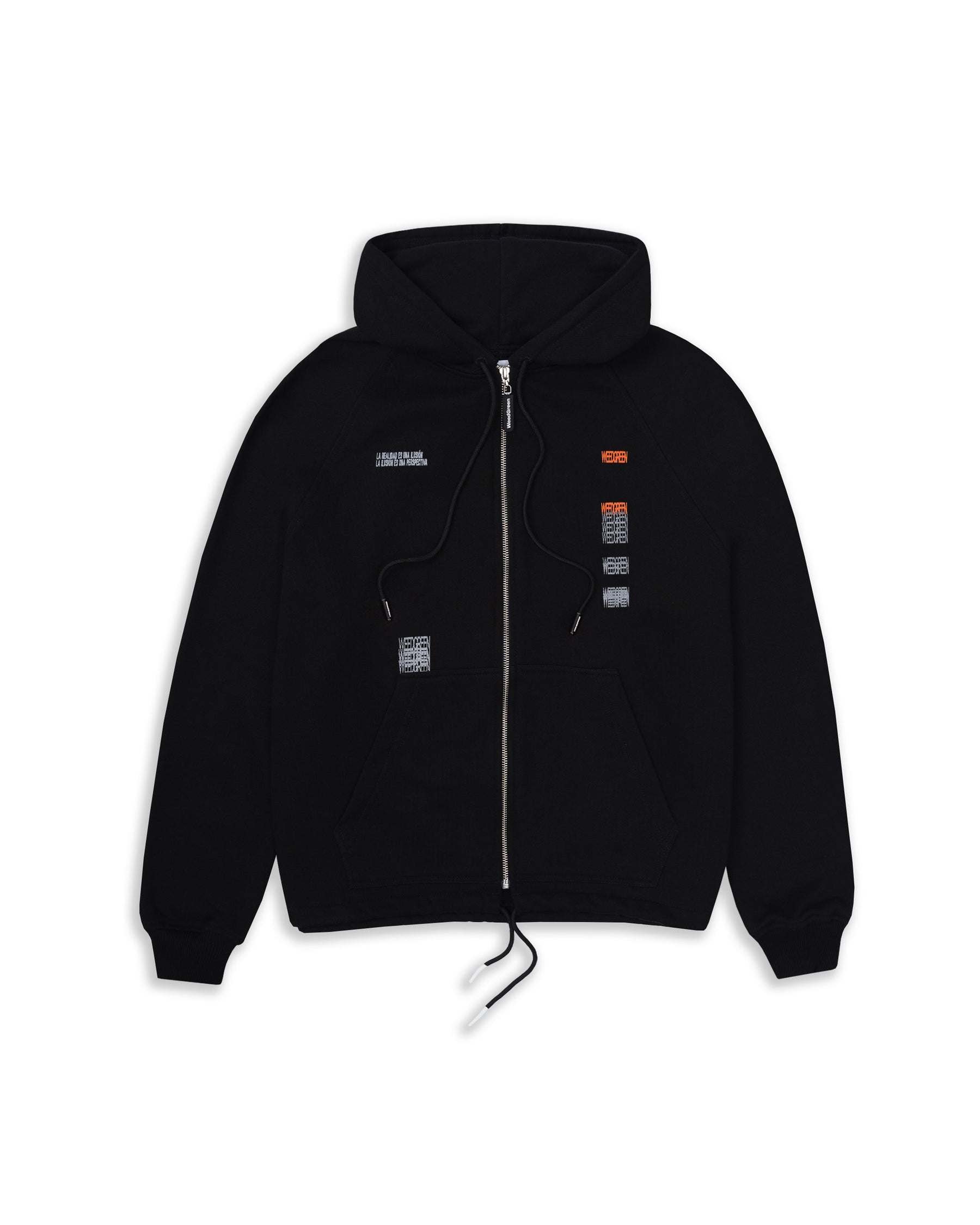 ZIP HOODIE REALIDAD NEGRO