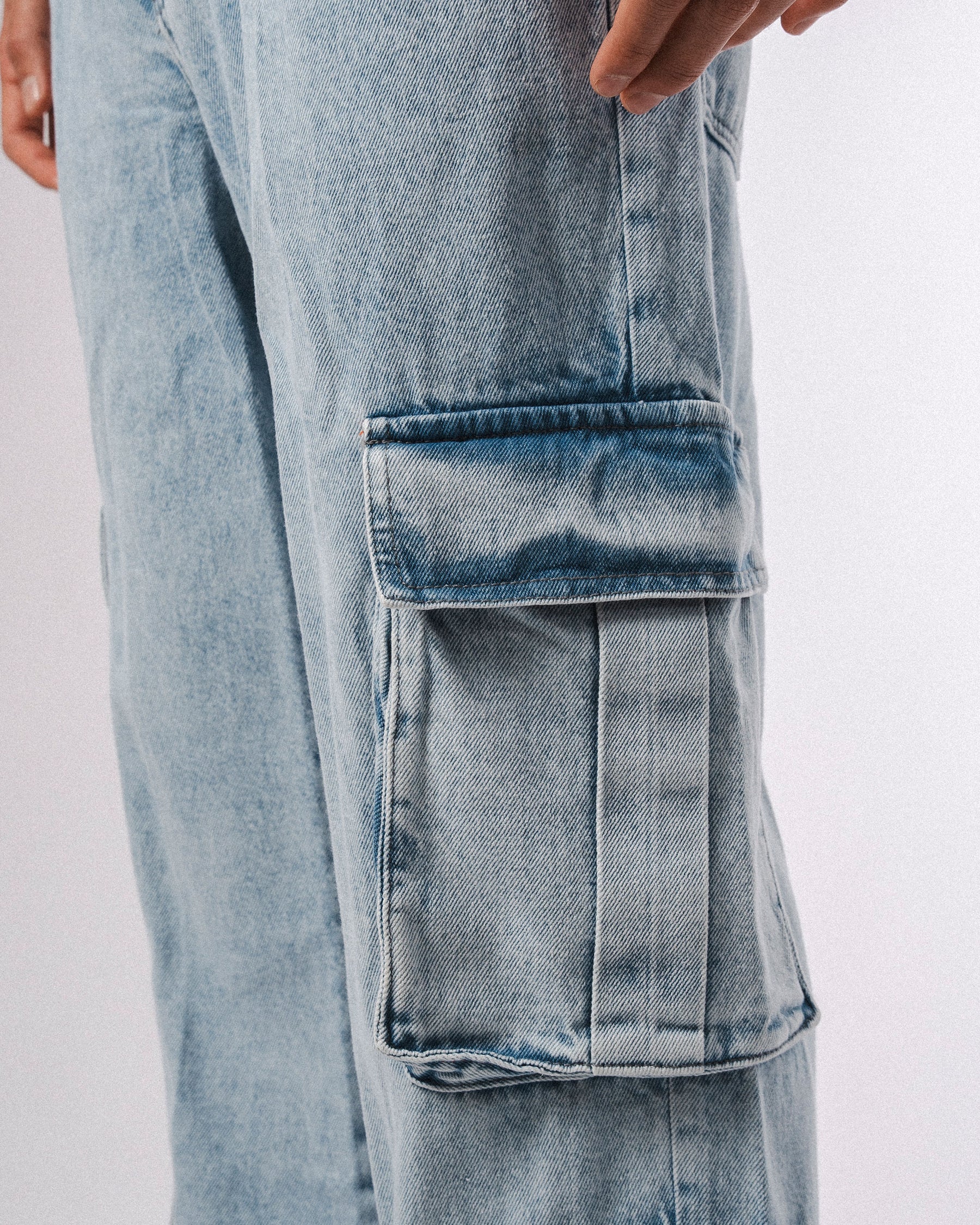 CARGO JEAN MEN WEEDGREEN DEGRADE