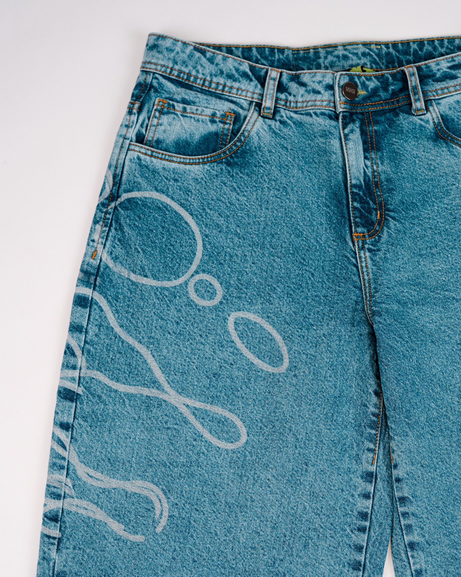 BAGGY JEANS LASSER MUJER HIELO