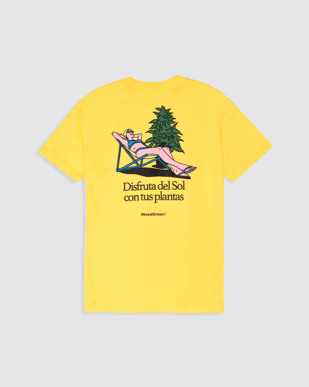 Camiseta dia de sol amarillo