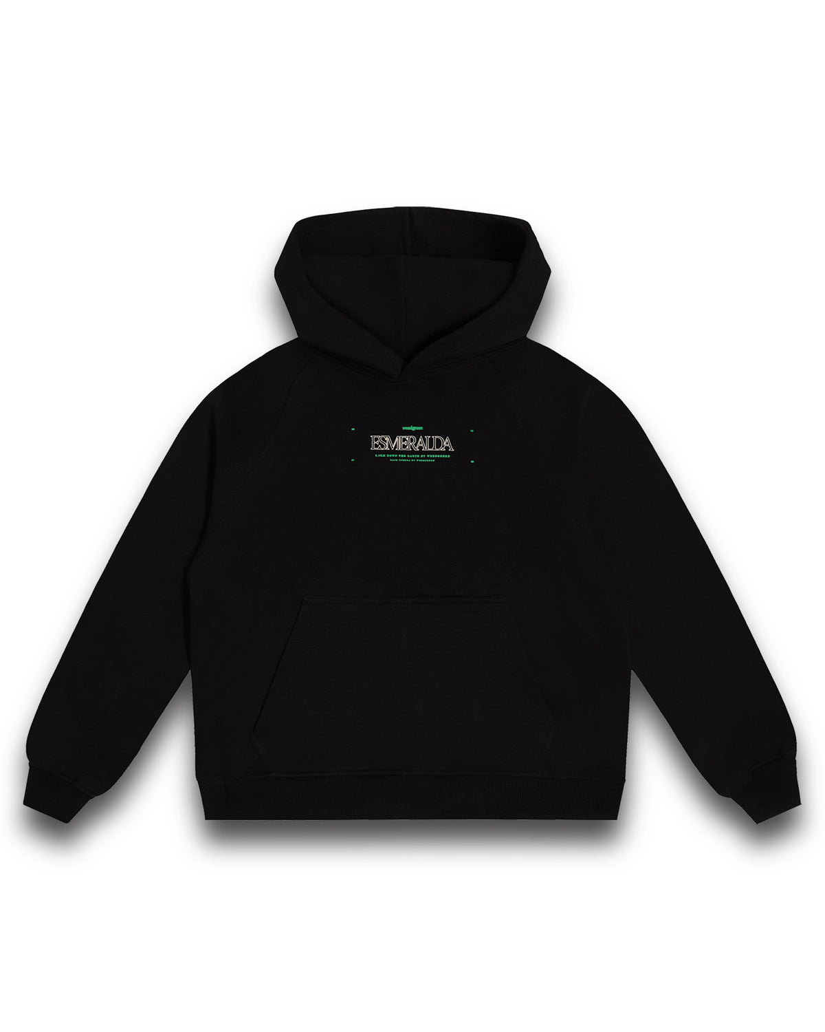 HOODIE ESMERALDA ART NEGRO