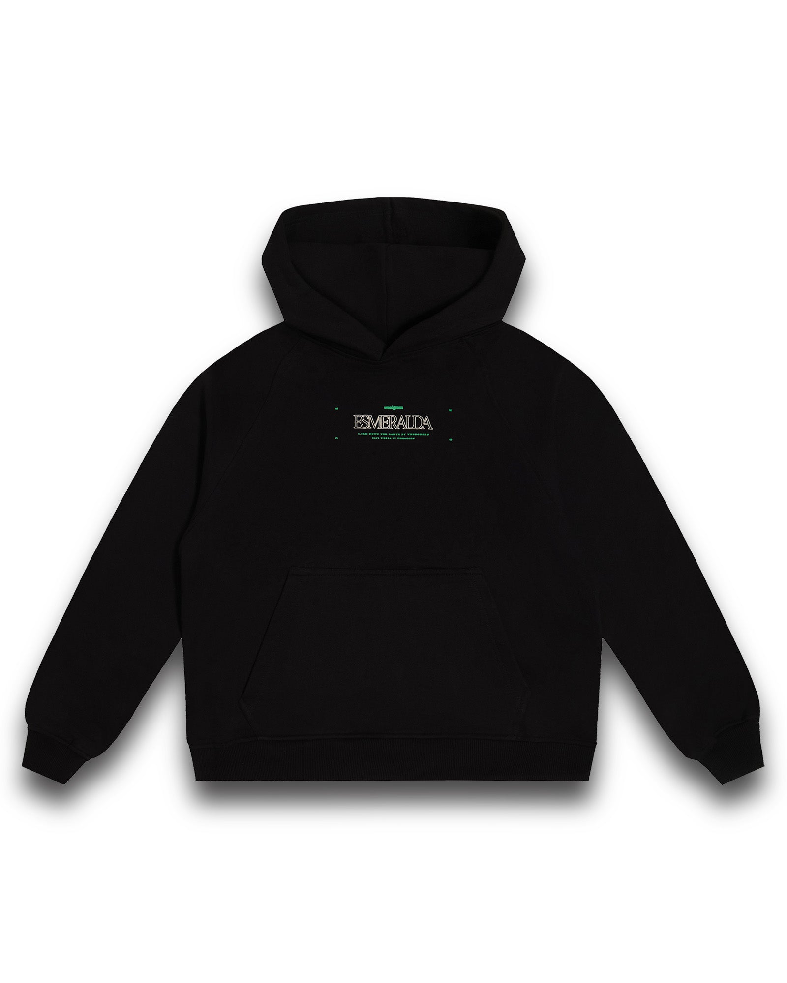 HOODIE ESMERALDA ART NEGRO