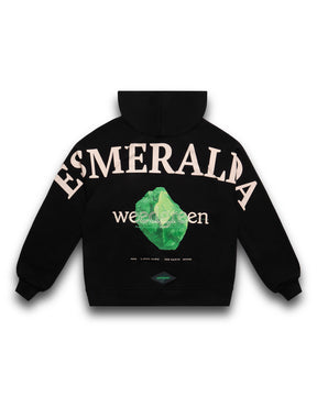 HOODIE ESMERALDA ART NEGRO