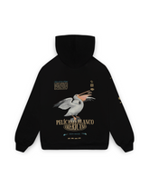 HOODIE CON CIERRE PELICANO NEGRO
