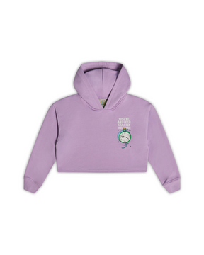 HOODIE CROP OVERSIZE WONDERPARK LILA