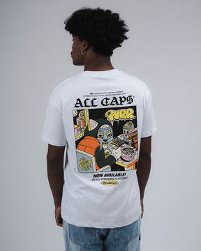 CAMISETA ALL CAPS MIX TAPE BLANCO