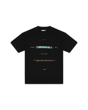 CAMISETA PIEDRA CHRYSOCOLLA NEGRO