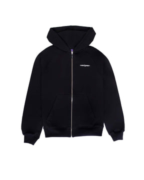 HOODIE CON CIERRE VISIBLE SOUND NEGRO
