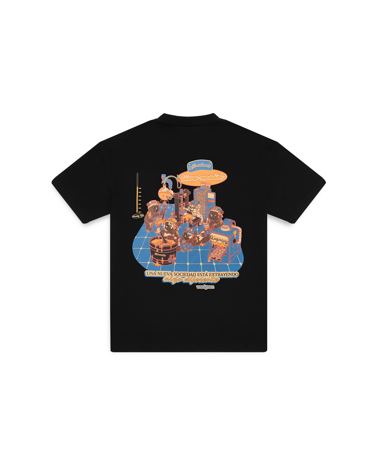 Quality Control Black Tee Negro