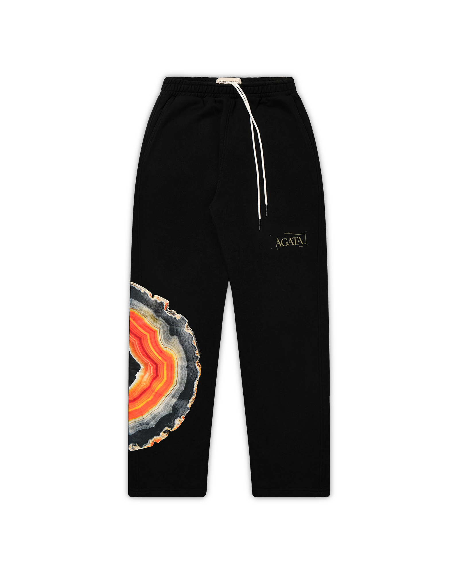 JOGGER RECTO  ART NARANJA NEGRO