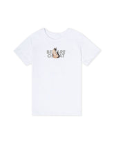 CAMISETA SLIM MUJER MIND YOUR STEP:CAT TERRITORY BLANCO