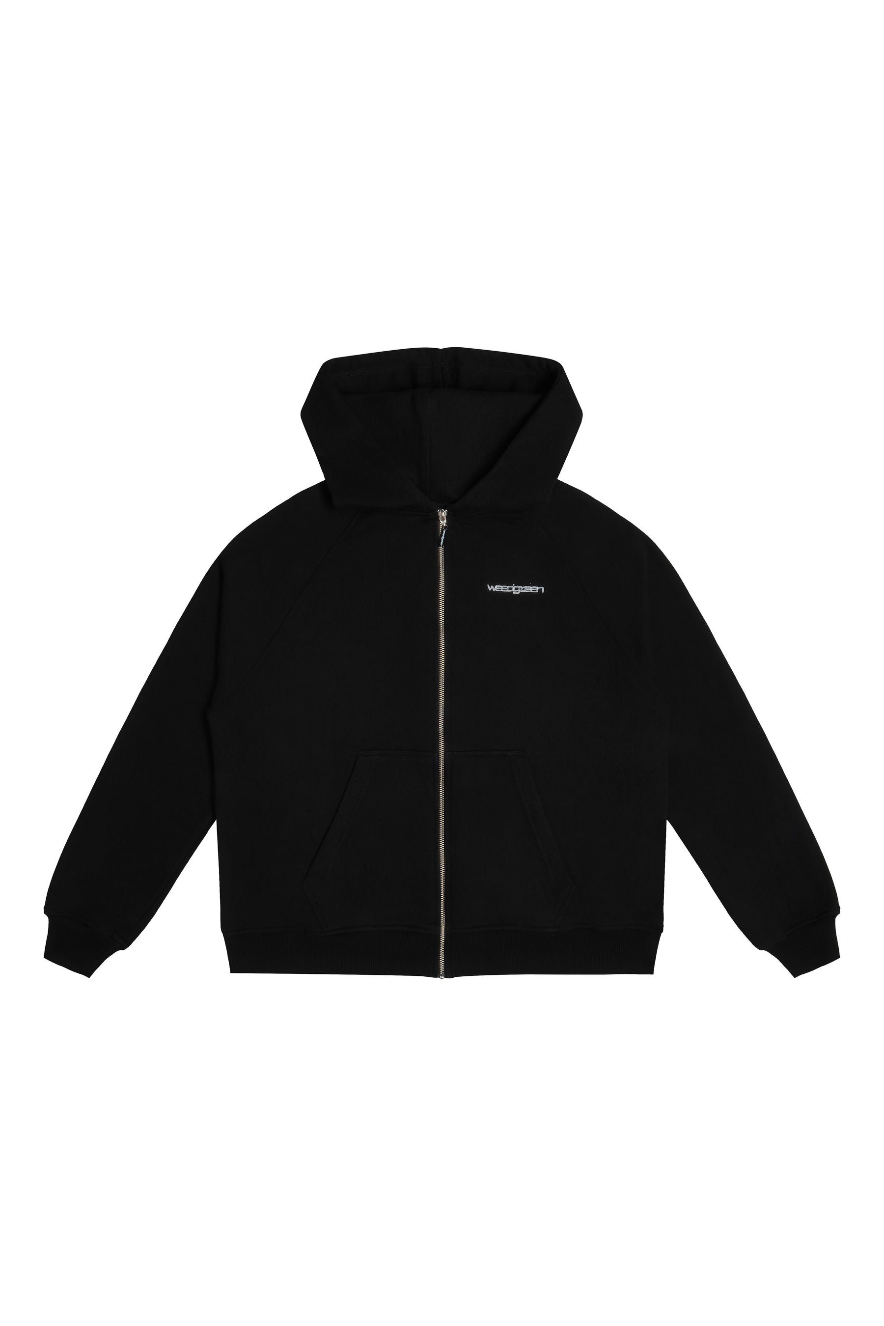 HOODIE CON CIERRE VISIBLE SOUND NEGRO