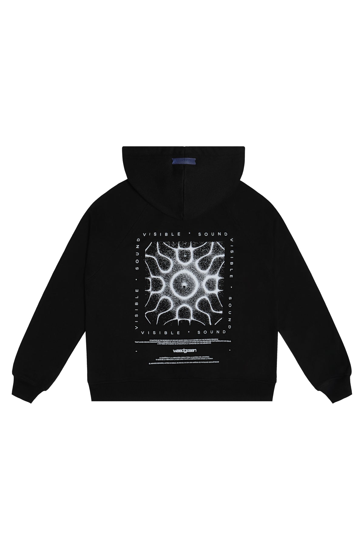 HOODIE CON CIERRE VISIBLE SOUND NEGRO