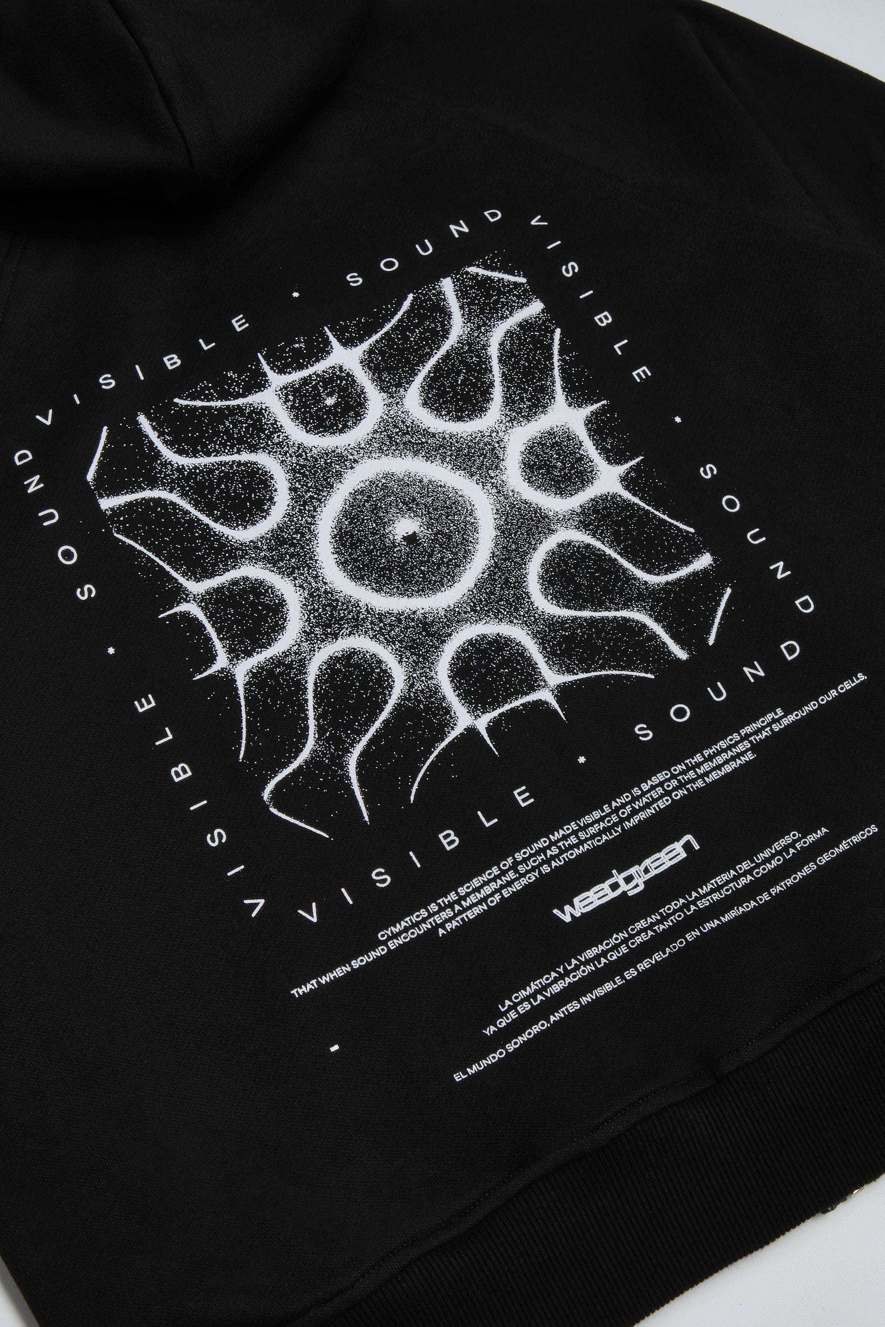 HOODIE CON CIERRE VISIBLE SOUND NEGRO