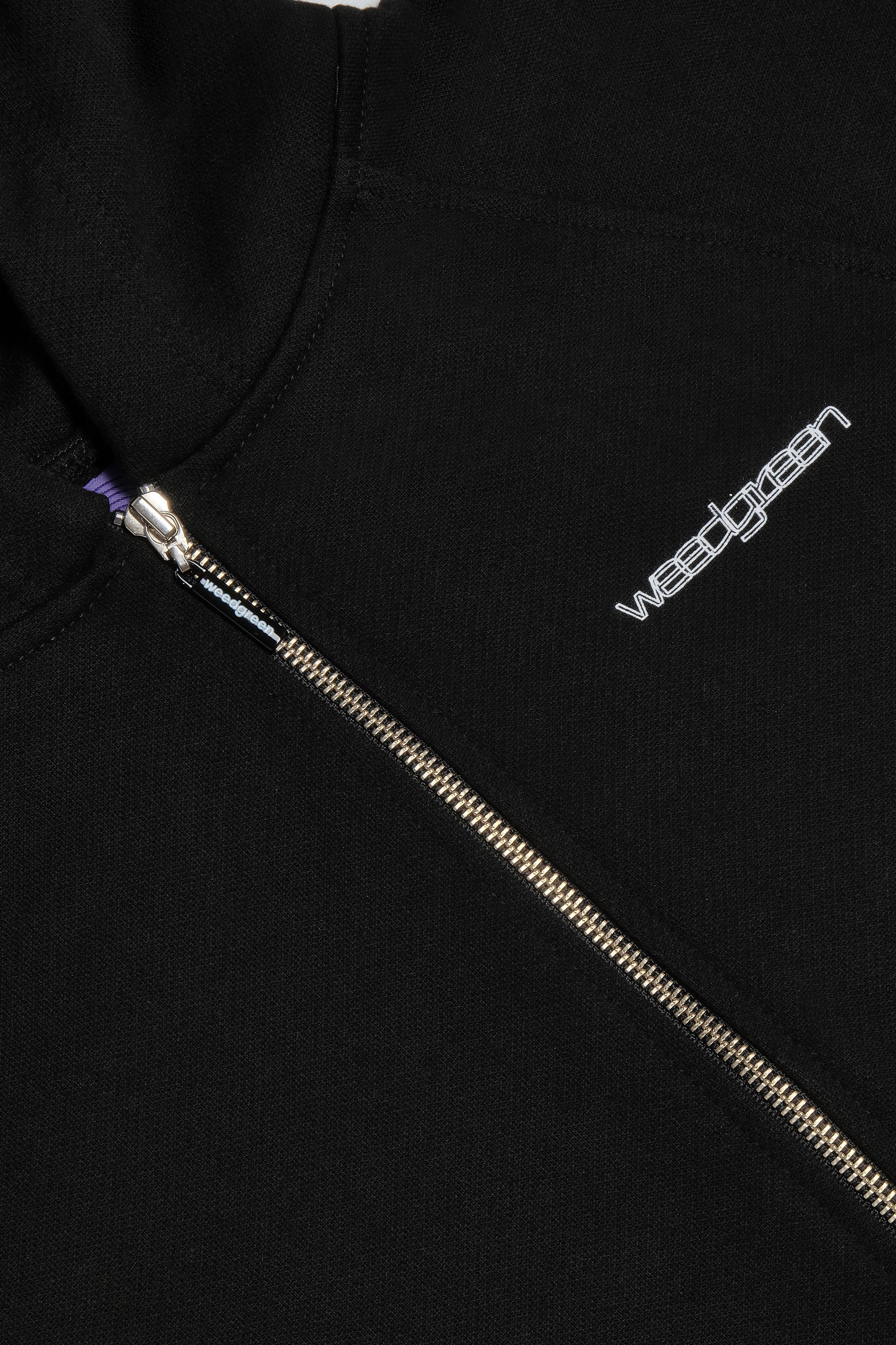 HOODIE CON CIERRE VISIBLE SOUND NEGRO