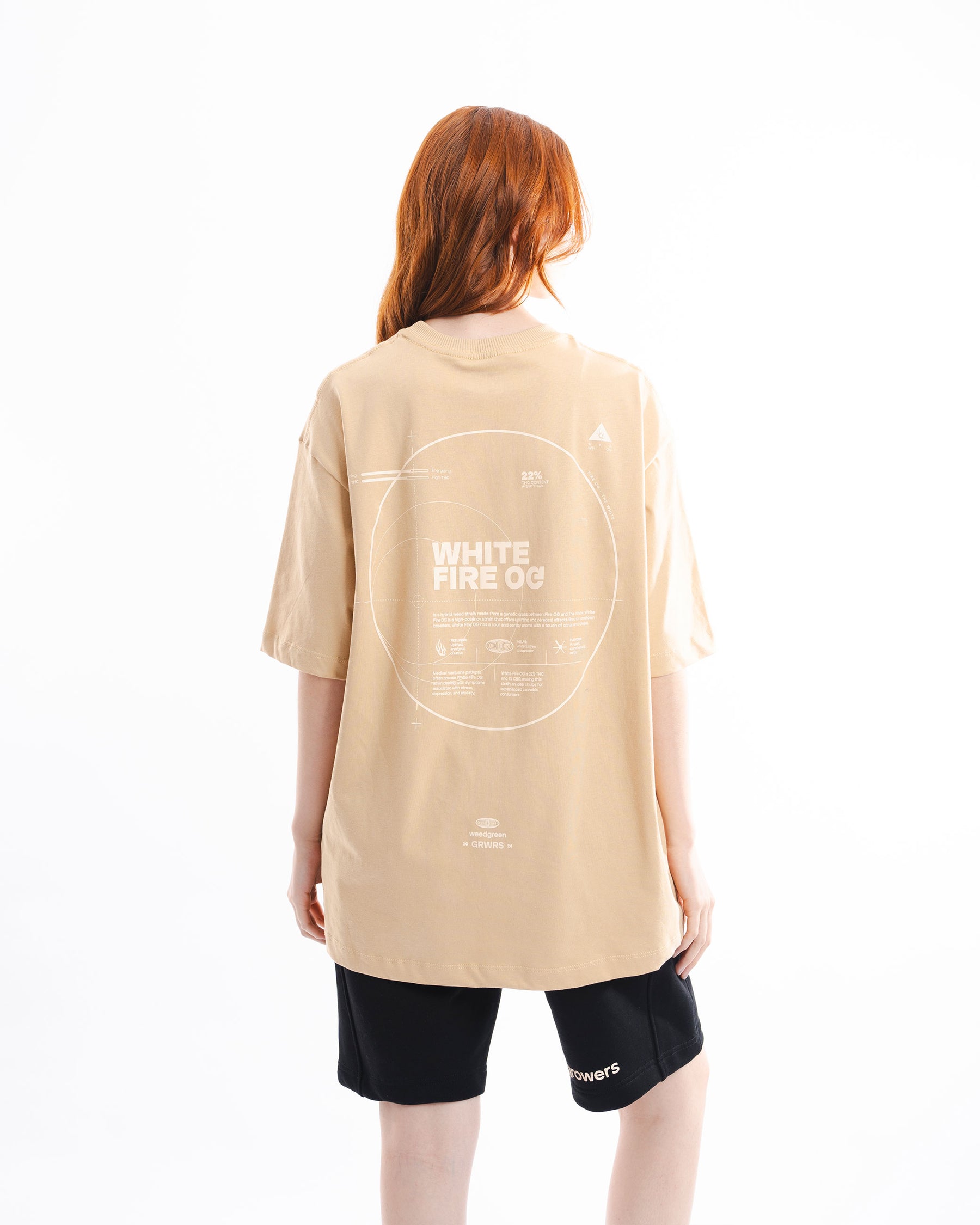 CAMISETA OVERSIZE WIFI OG BEIGE