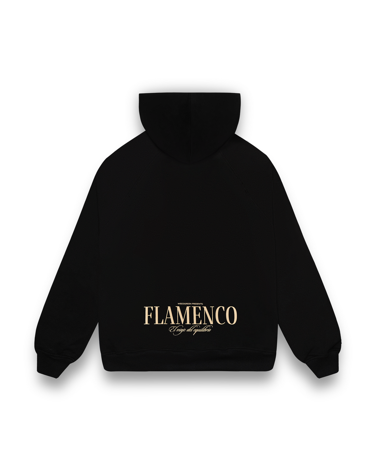 HOODIE BOX FLAMENCO NEGRO