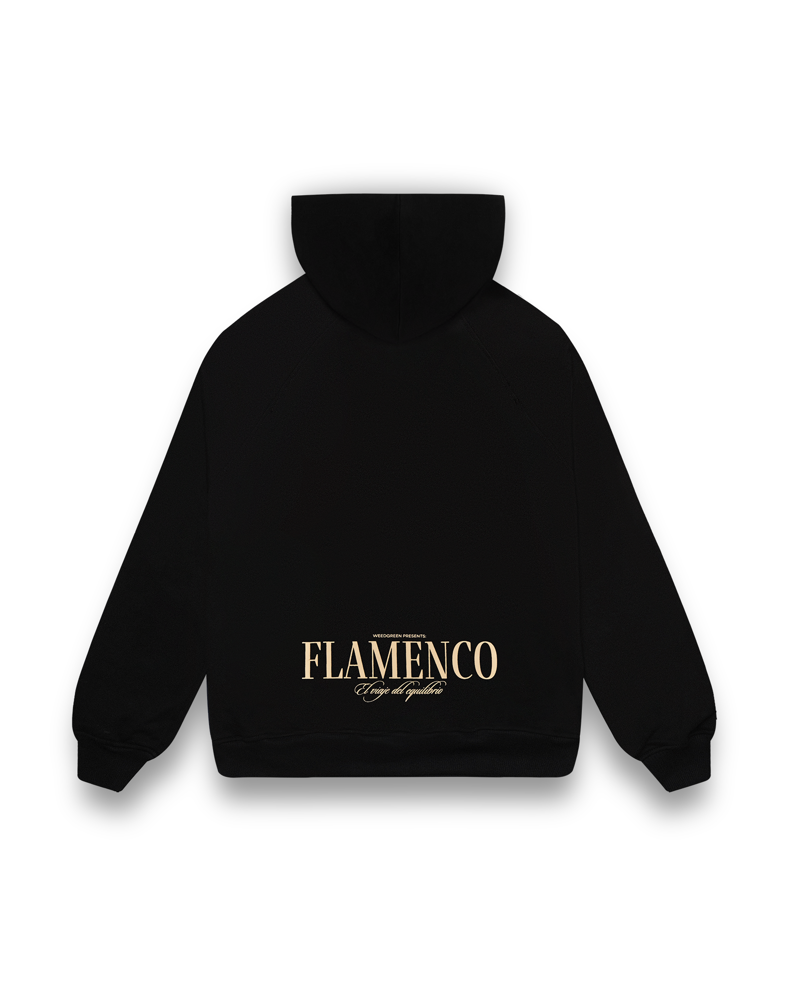 HOODIE BOX FLAMENCO NEGRO