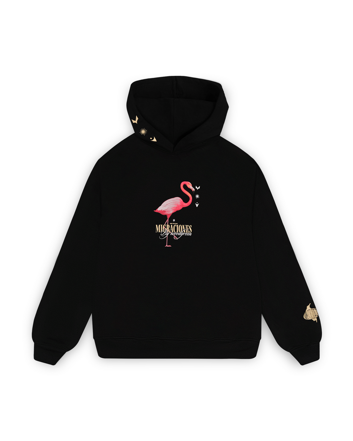 HOODIE BOX FLAMENCO NEGRO
