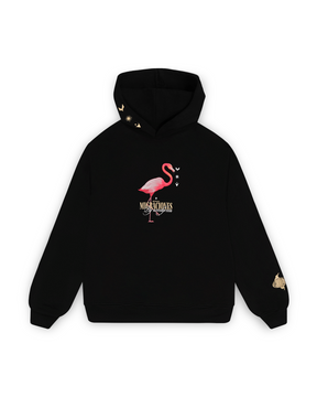 HOODIE BOX FLAMENCO NEGRO
